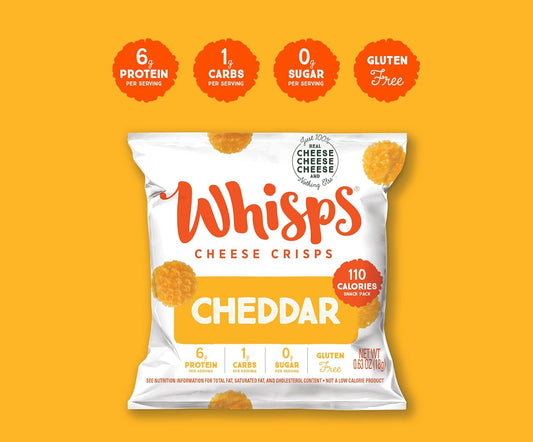 Whisps Cheese Crips | Cheddar, 0.63 oz