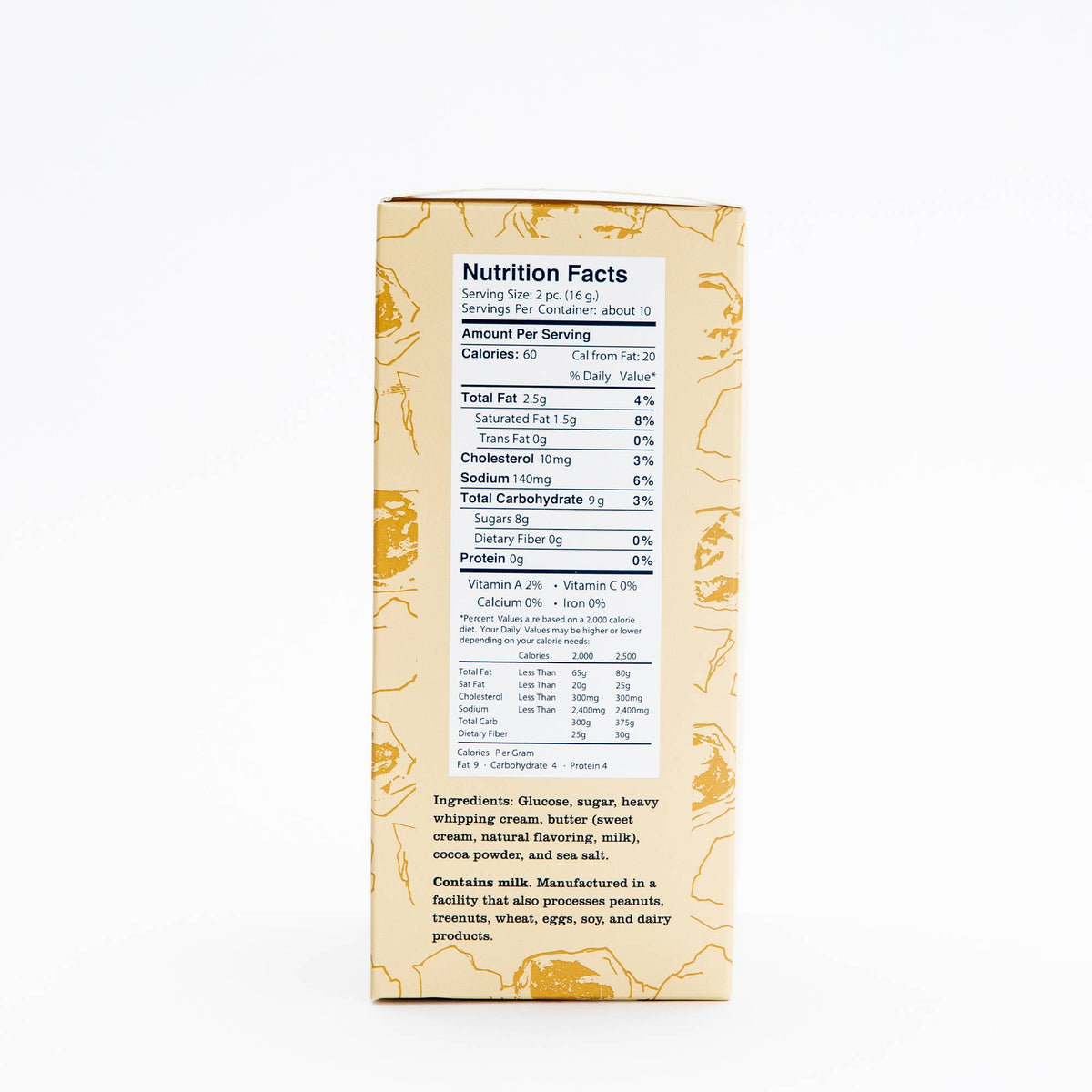 Chocolate Caramel Candy with Pure Sea Salt | Box of 20