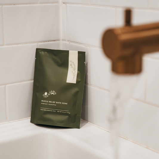 Muscle Relief Bath Soak Pouch | Epsom Salt + Eucalyptus Oil