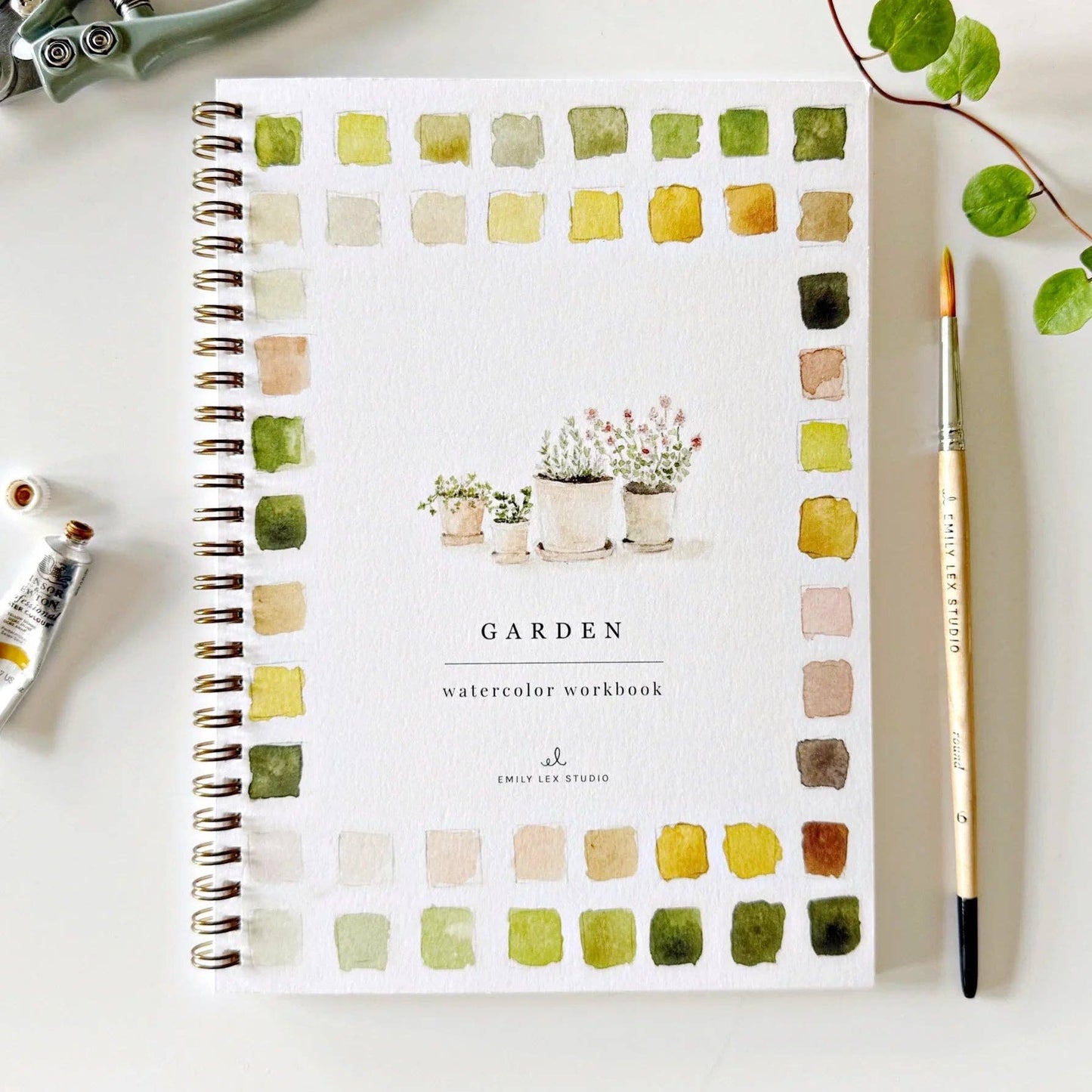 Garden watercolor workbook - Heartfelt Gift Box
