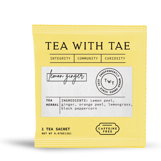 Lemon Ginger Tea | One Sachet - Heartfelt Gift Box