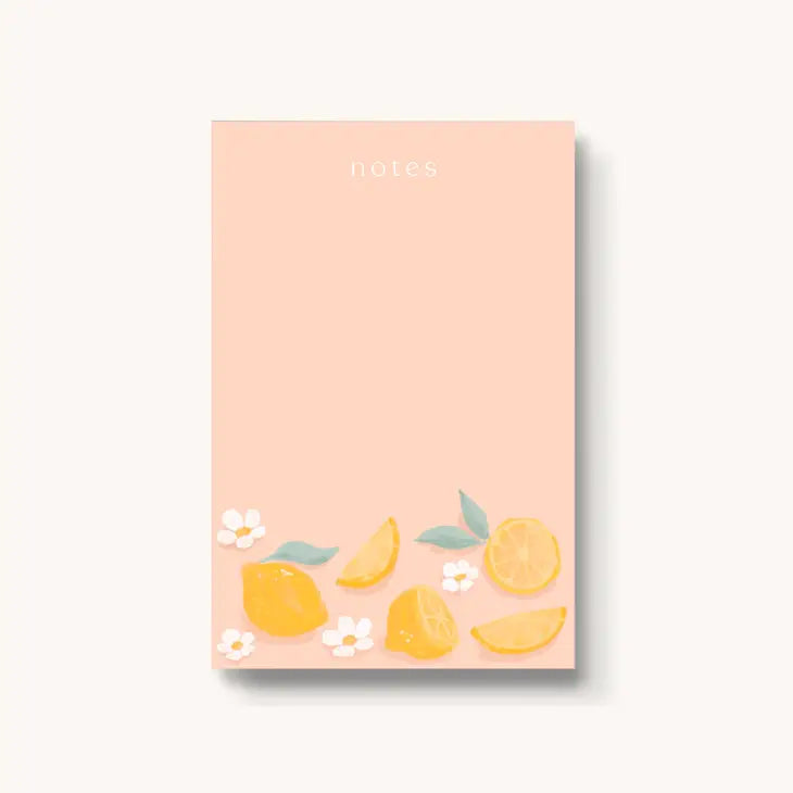 Painted Lemons Notepad, 4x6 in. - Heartfelt Gift Box