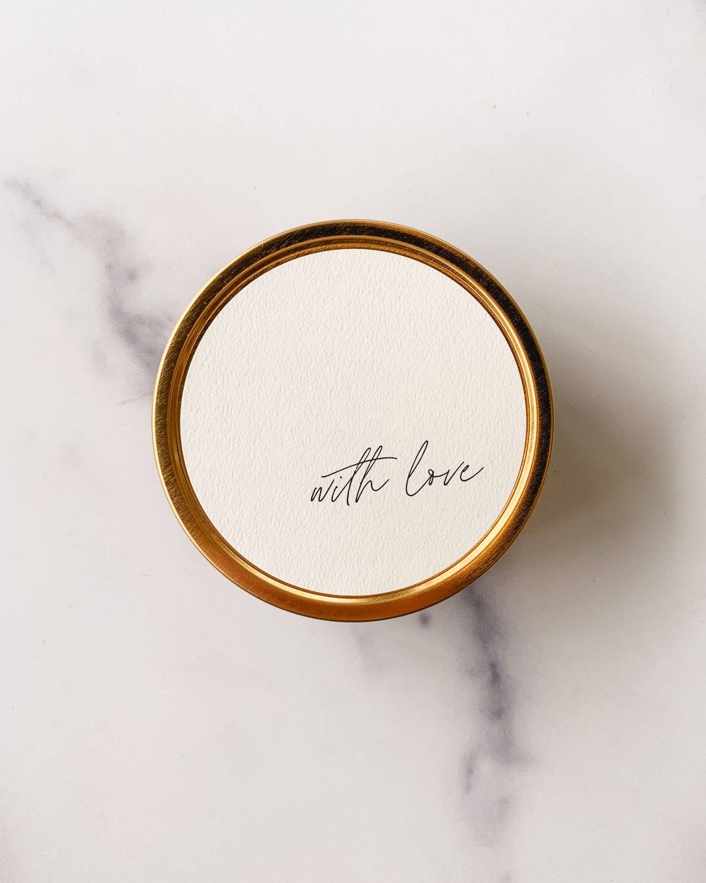 With Love Soy Candle Tin | 3.5 oz. - Heartfelt Gift Box