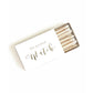 The Perfect Match Matchbox | Gold Shimmer on White