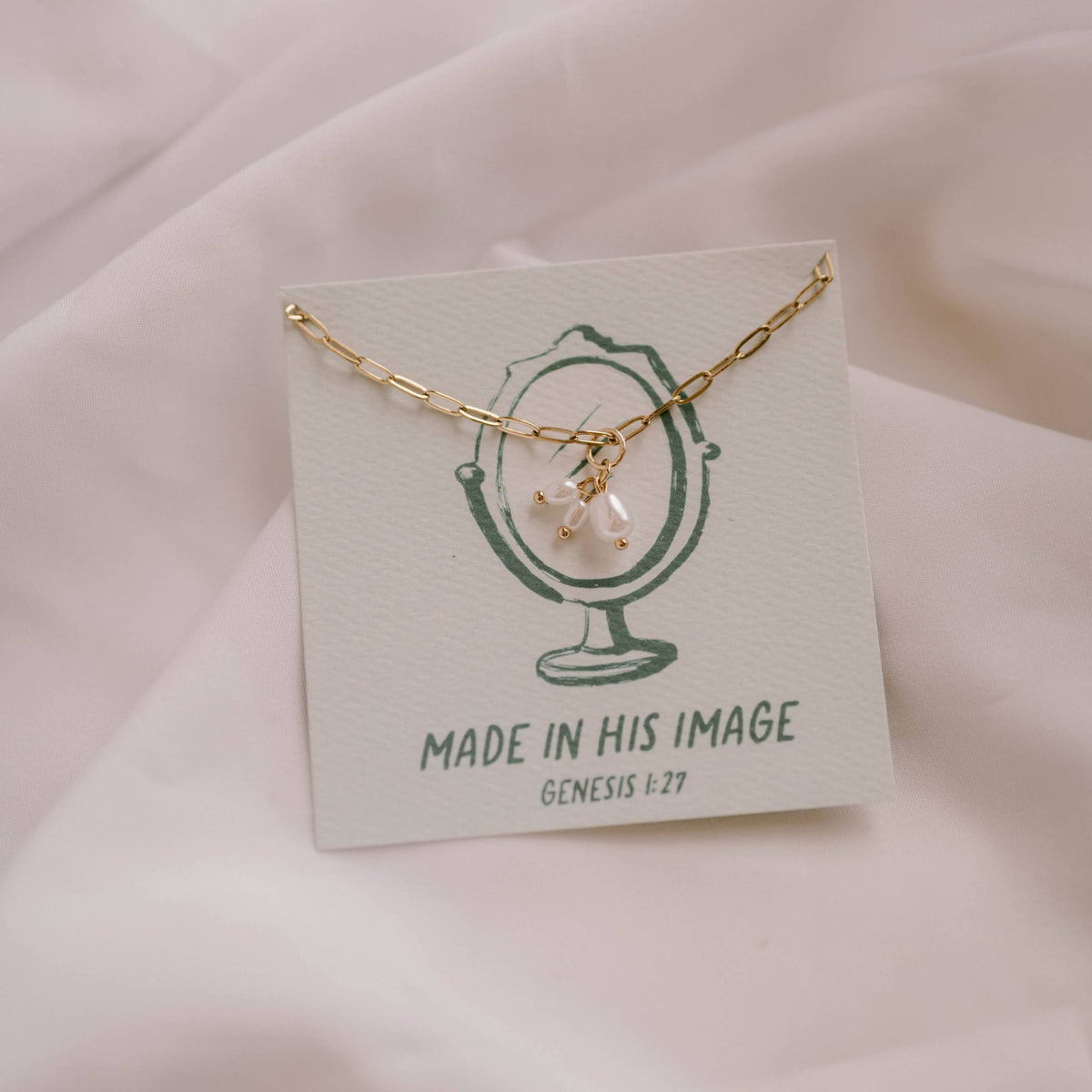 Made In His Image Charm Necklace