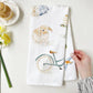Springtime cotton flour sack tea towel - Heartfelt Gift Box