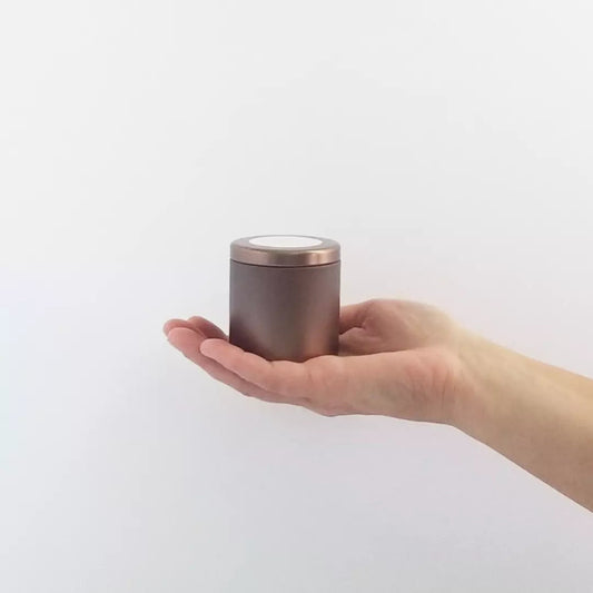 Hand-poured Soy Candle in Rose Gold Tin, Mini