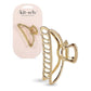 Open Shape Hair Claw Clip | Gold