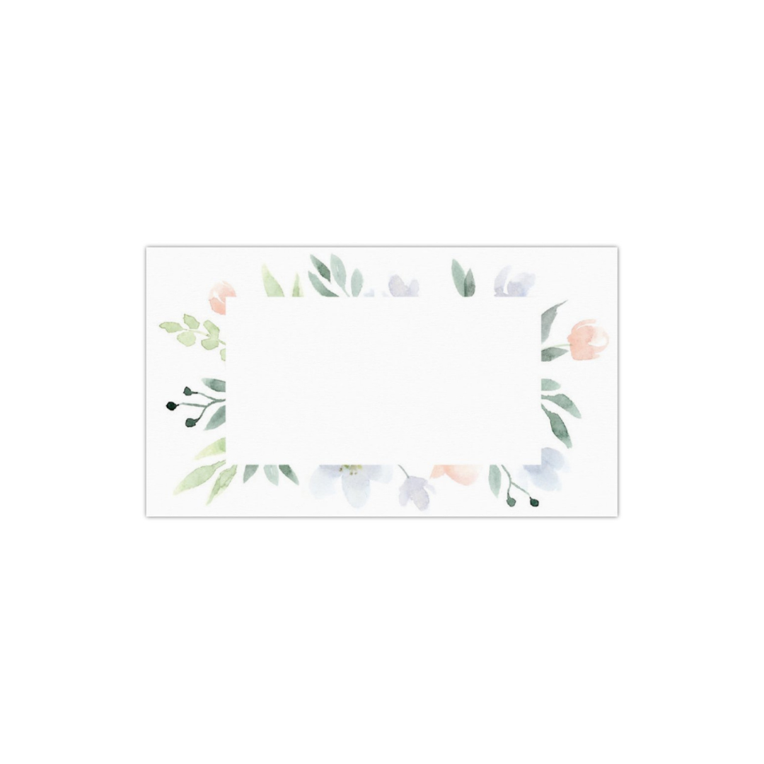 Mini Card | Watercolor Floral, Flat