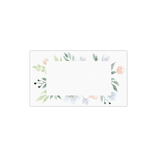 Mini Card | Watercolor Floral, Flat