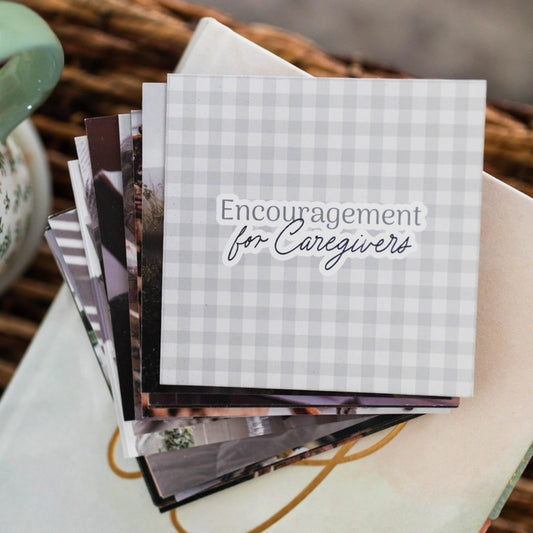 Encouragement For Caregivers Verse Cards