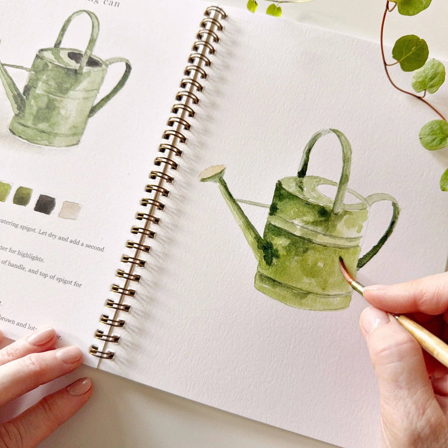 Garden watercolor workbook - Heartfelt Gift Box