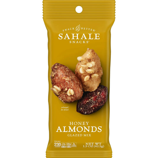 Honey Almonds Glazed Mix | Sahale Snacks, 1.5 oz. - Heartfelt Gift Box