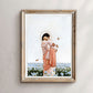 Among the Forget Me Nots Print, Young Girl | 5x7