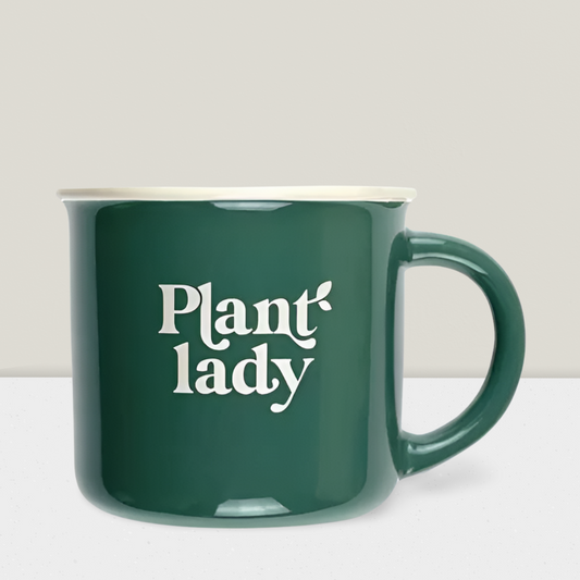 Plant Lady Ceramic Coffee Mug - Heartfelt Gift Box