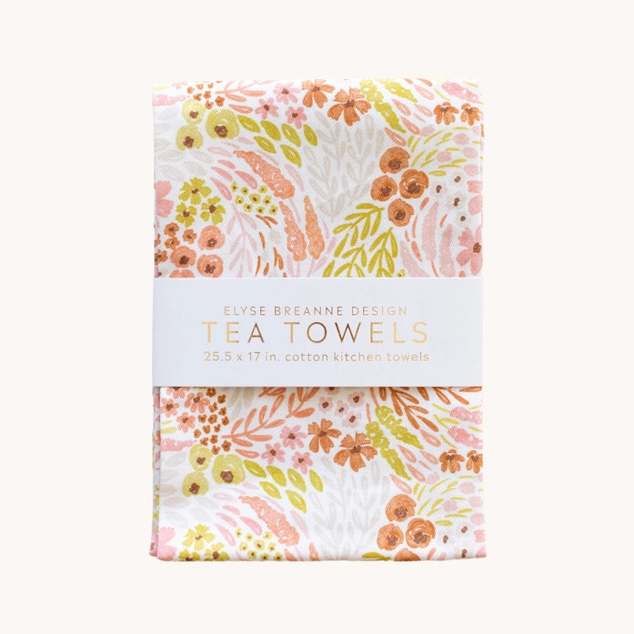 Limelight Floral Tea Towels | Pack of 2