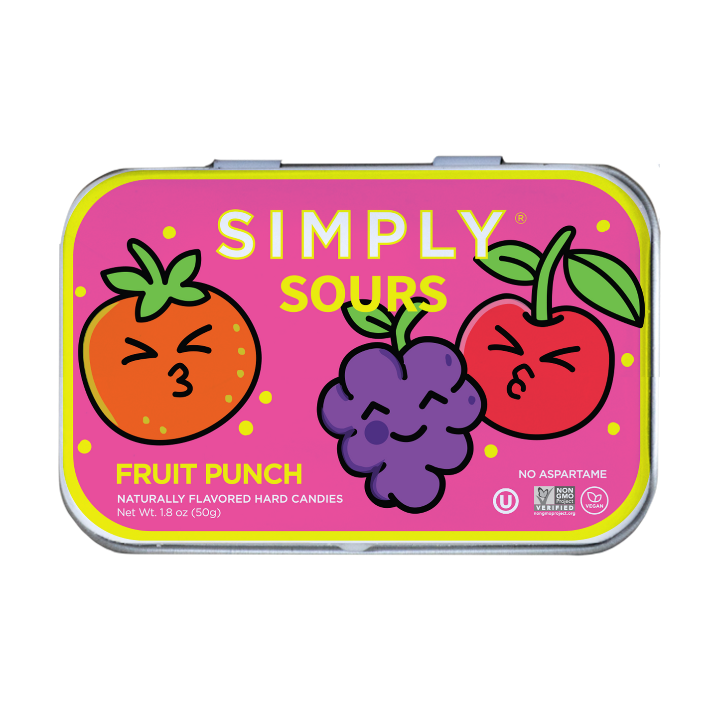 Simply Sours - Fruit Punch 1.8oz - Heartfelt Gift Box