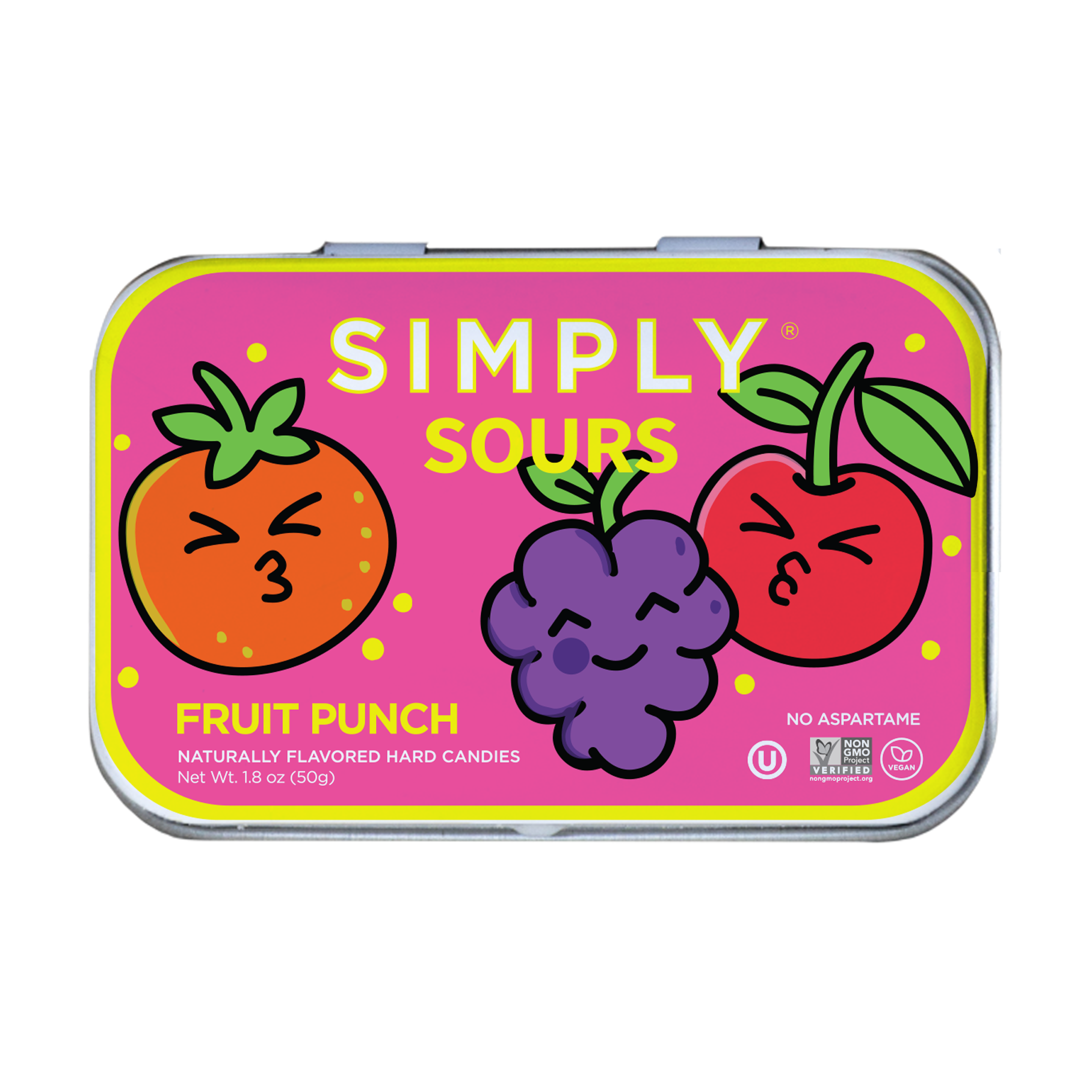 Simply Sours - Fruit Punch 1.8oz - Heartfelt Gift Box