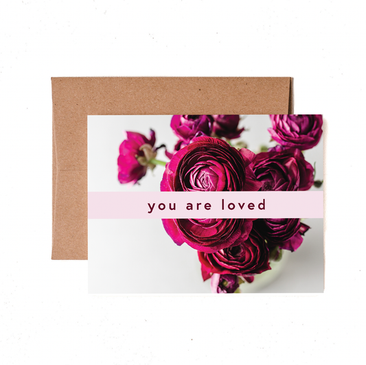 Loved Greeting Card - Heartfelt Gift Box