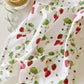 Strawberry cotton flour sack tea towel - Heartfelt Gift Box