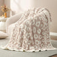 Beige Leopard Throw Blanket | Ultra Soft, Reversable, 50x60 in.