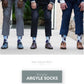 Men's Socks | Blue and Gray Argyle