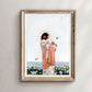 Among the Forget Me Nots Print, Young Boy | 5x7