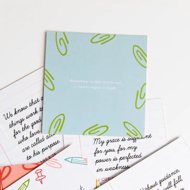 Encouragement For Teachers Verse Cards - Heartfelt Gift Box