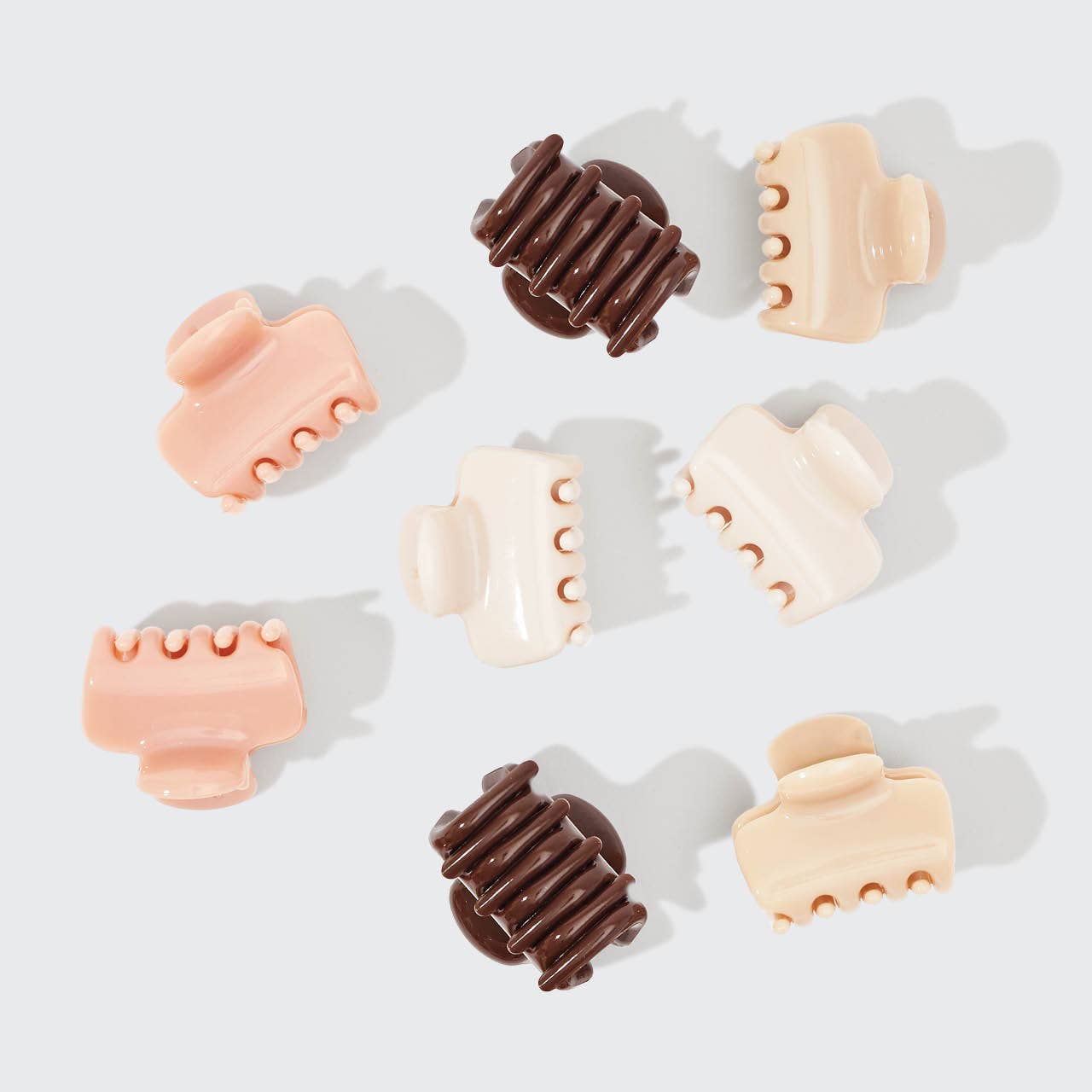 Mini Cloud Claw Clips Set | Rosewood