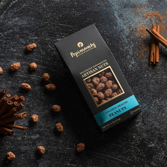 Cinnamon Praline Peanuts | Gourmet Candied Nuts Box