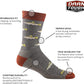 Crew Lightweight Socks, LG (US 10-12) | Darn Tough Vermont, Spey Fly