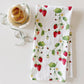 Strawberry cotton flour sack tea towel - Heartfelt Gift Box