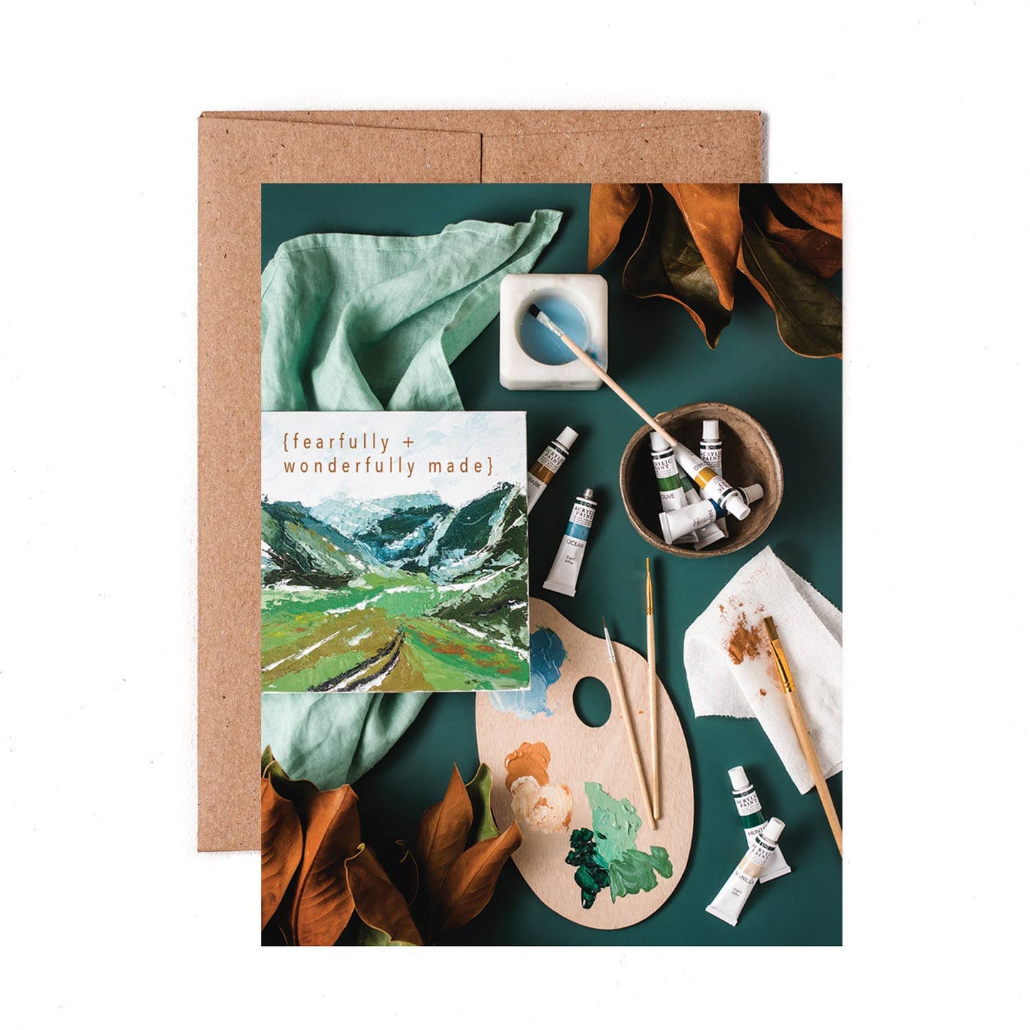 Wonderfully Made Greeting Card - Heartfelt Gift Box