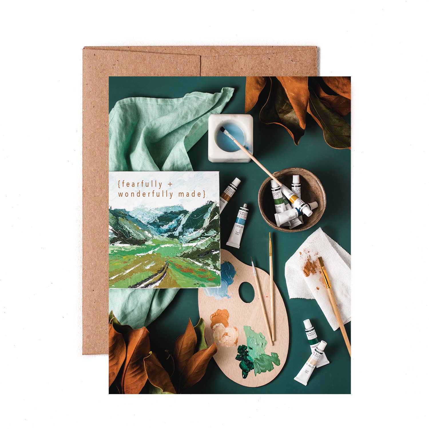 Wonderfully Made Greeting Card - Heartfelt Gift Box