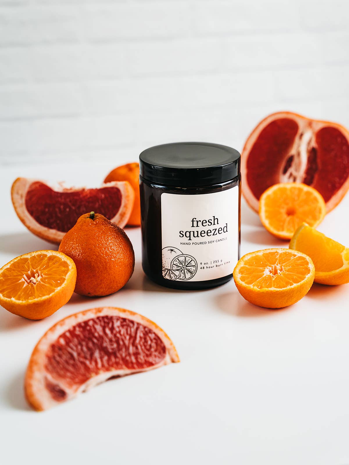 Fresh Squeezed Soy Candle | 9 oz Amber Jar
