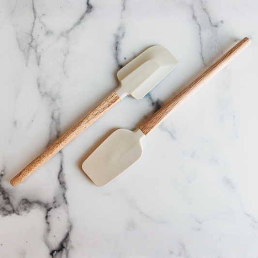 Silicone Kitchen Spatulas | Ivory