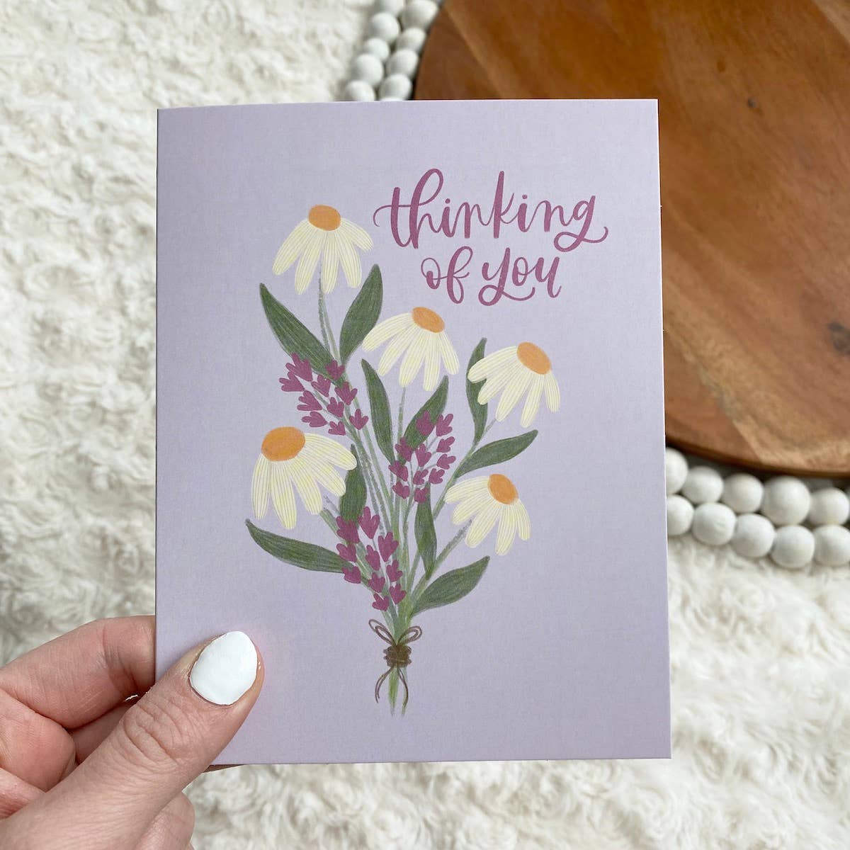Thinking of You Flowers Greeting Card