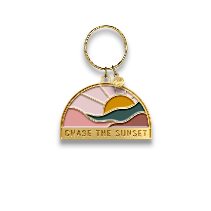 Chase the Sunset Keychain - Heartfelt Gift Box