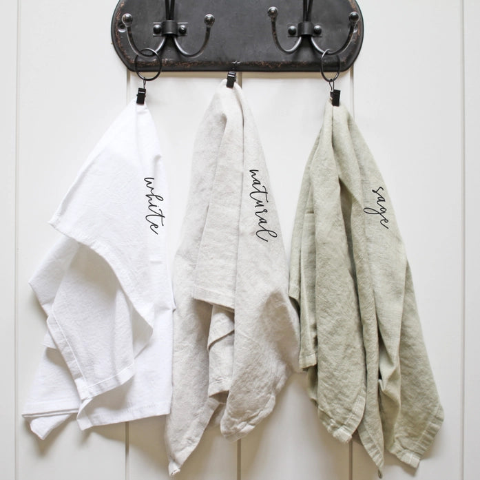 Nana Tea Towel | Natural, Cotton Linen Blend