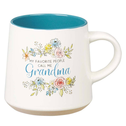 Floral Stoneware Mug | Grandma - Heartfelt Gift Box