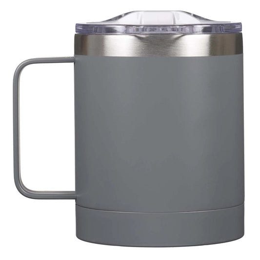 I Can Do All Things Gray Camp-Style Stainless Steel Mug