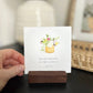 Wood card holder - Heartfelt Gift Box