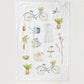 Springtime cotton flour sack tea towel - Heartfelt Gift Box