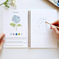 Flowers watercolor workbook - Heartfelt Gift Box