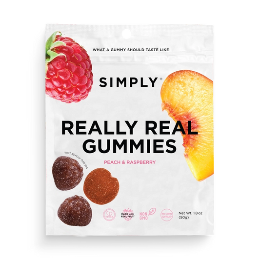 Really Real Gummies | Peach Raspberry, 1.8 Oz.