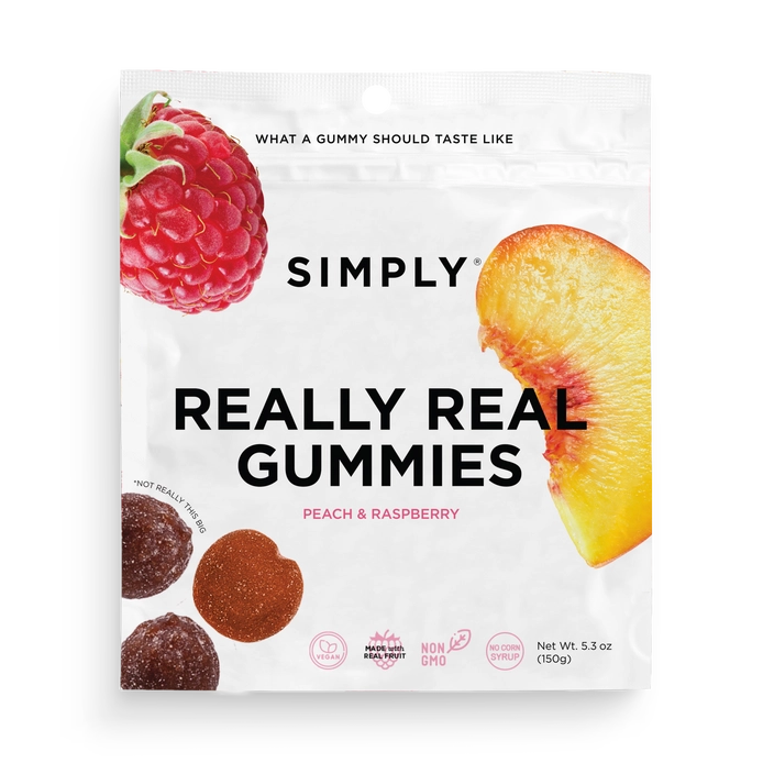 Really Real Gummies | Peach Raspberry, 5.3 Oz