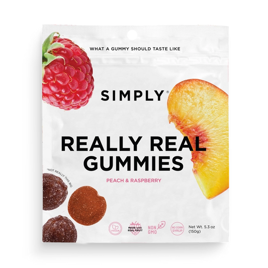 Really Real Gummies | Peach Raspberry, 5.3 Oz