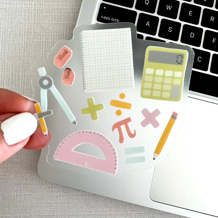 Math Notes Sticker For Notebook Math Teacher Sticker – Heartfelt Gift Box