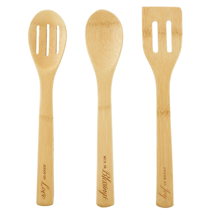 Bamboo Utensils | Love, Blessed, Joy