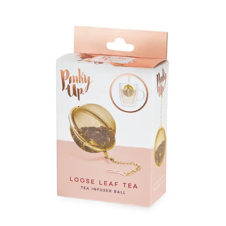 Tea Infuser Ball, Gold - Heartfelt Gift Box